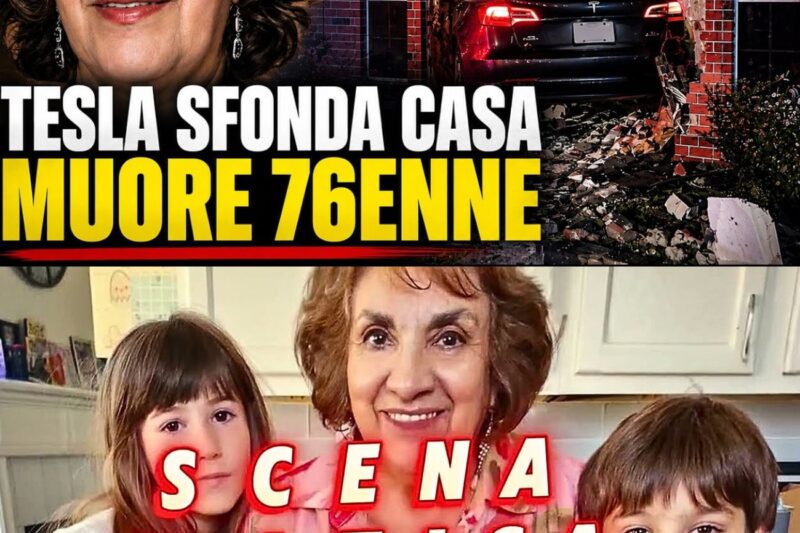 DONNA DI 76 ANNI UCCISA DA UNA TESLA: TRAVOLTA IN CASA, ALLA GUIDA CERA L’AUTOPILOT
