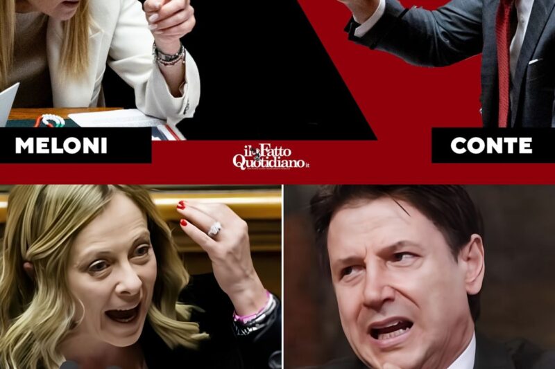 Scontro Meloni-Conte: “Priva di scrupoli, paragona un drone al silenzio complice di un genocidio”