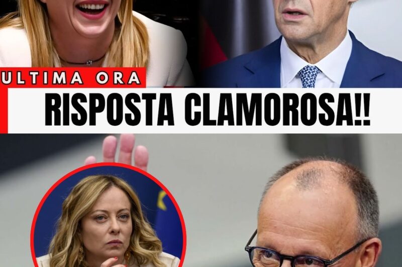 MERZ ATTACCA L’ITALIA! MELONI RISPONDE IN TEDESCO E LASCIA TUTTI SENZA PAROLE!