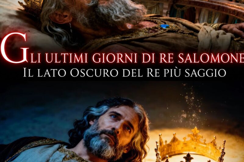 LA TRAGICA CADUTA DI RE SALOMONE – LA TRISTE FINE DELL’UOMO PIÙ SAGGIO CHE SIA MAI VISTO