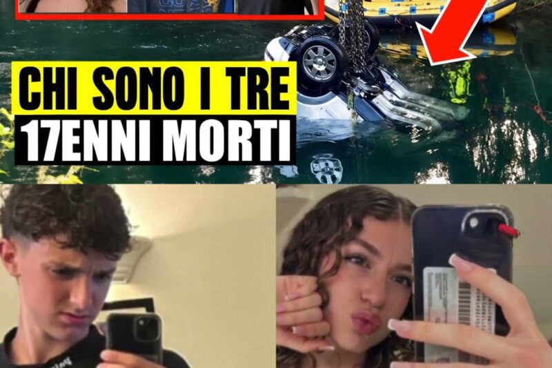 CHI ERANO I TRE GIOVANI MORTI NELL’AUTO NEL CANALE A SENAGO: I 17ENNI CAMILLA, LORENZO E RICCARDO