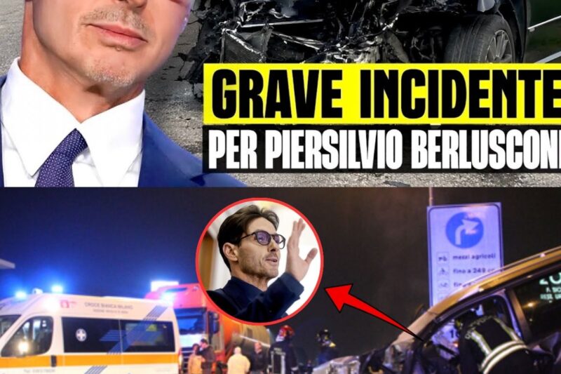 Pier Silvio Berlusconi è rimasto coinvolto in un grave incidente stradale: un violento scontro frontale avvenuto la scorsa notte. Le condizioni di salute dell’amministratore delegato di Mediaset sono critiche.