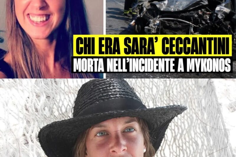 Tragedia a Mykonos: muore Sara Ceccantini in un incidente stradale durante il suo addio al nubilato