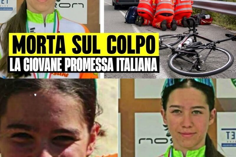 Tragedia nel ciclismo italiano: la giovane promessa Adele Ecobelli muore a 14 anni in un drammatico incidente