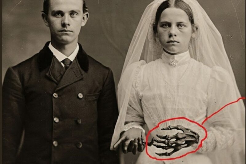Hanno cercato di nascondere la foto del matrimonio del 1894, ma ora non più.