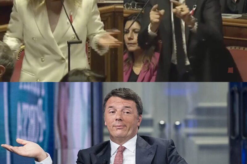 Caos al Senato: Renzi attacca Meloni, la sua risposta scatena il putiferio