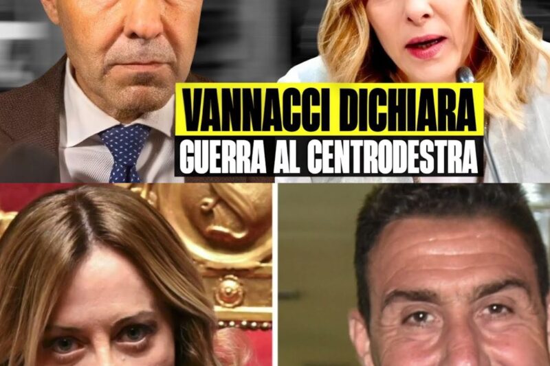 Vannacci dichiara guerra al centrodestra: nasce Futuro Nazionale ed è rottura totale con Giorgia Meloni