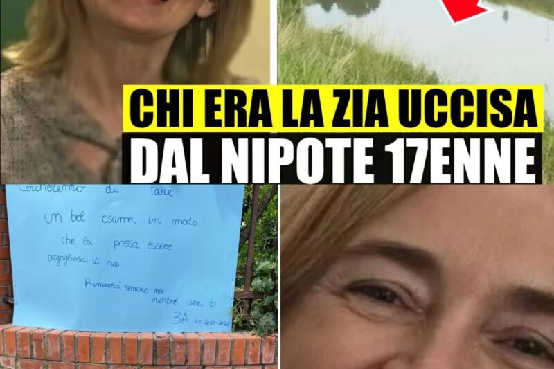 Chi era la zia uccisa dal nipote diciassettenne? Era Chiara Guerra, un’insegnante italiana di 53 anni, e il motivo è inaccettabile.