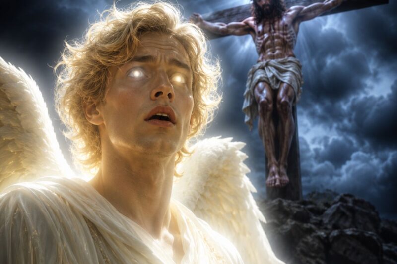 Questo è ciò che accadde realmente quando gli angeli videro Gesù sulla croce