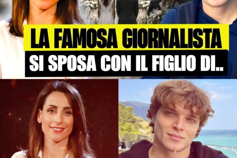 Giorgia Cardinaletti e Francesco Bechis: fiori d’arancio per la coppia del giornalismo