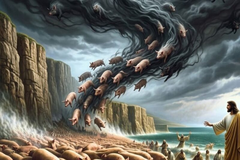 Il motivo oscuro per cui i demoni chiesero a Gesù dei maiali