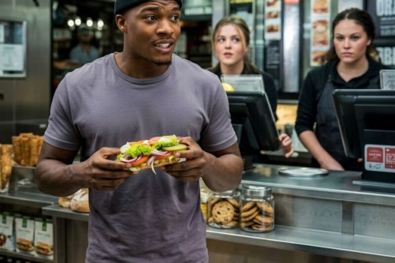 Un patron noir infiltré achète un sandwich dans son propre restaurant et s’arrête net en entendant deux caissières.