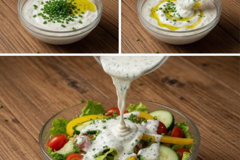 Je suis au régime et je n’utilise pas de mayonnaise, mais cette sauce légère au yaourt que je prépare en 5 minutes, je l’utilise vraiment partout : salades, légumes, poulet, crackers et même sur du pain !