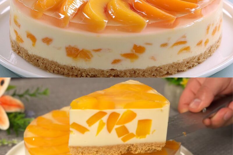 Du lait et des pêches, tout simplement ! Tout le monde recherche cette recette de dessert ! Pas besoin de cuisson !