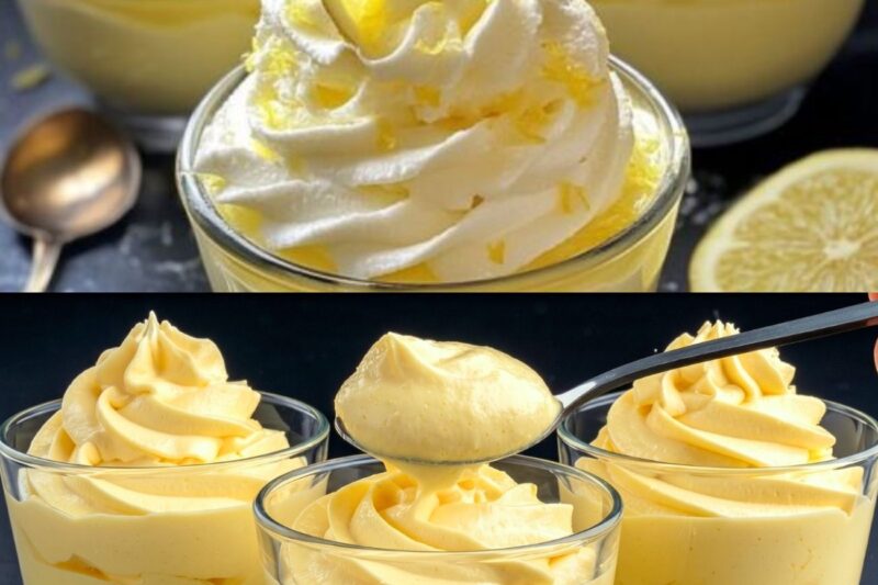 Mousse au citron prête en 5 minutes chrono ! Le meilleur dessert français, un vrai régal pour tous !