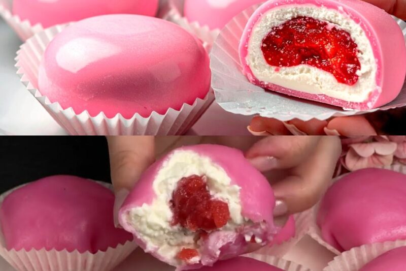 Mochi aux fraises et au lait : Ils vont vous faire craquer… et ils sont incroyablement fondants : c’est mon dessert frais et fruité préféré pour se faire plaisir !