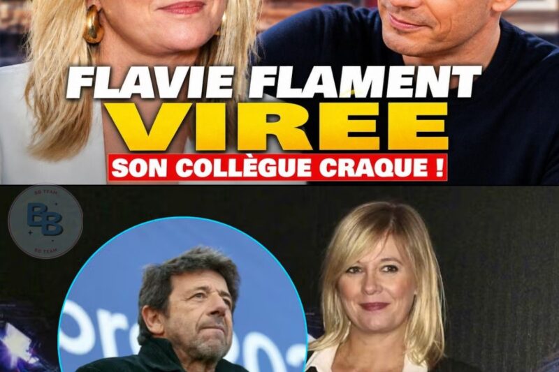 Flavie Flament virée , son collègue lui adresse une déclaration enflammée
