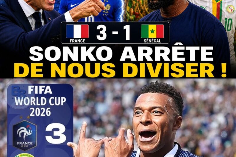 France-Sénégal : La panique médiatique face à la vérité d’Ousmane Sonko sur l’équipe des Bleus