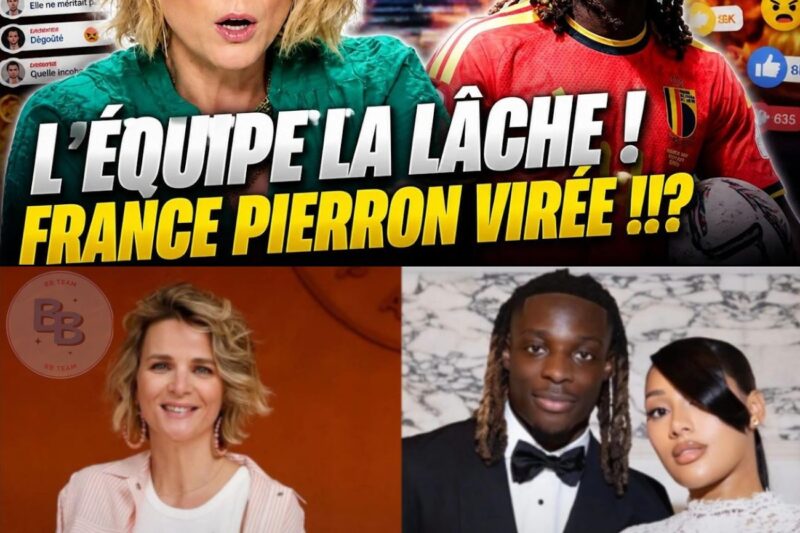 Scandale Jeremy Doku : L’équipe se désolidarise de France Pierron.