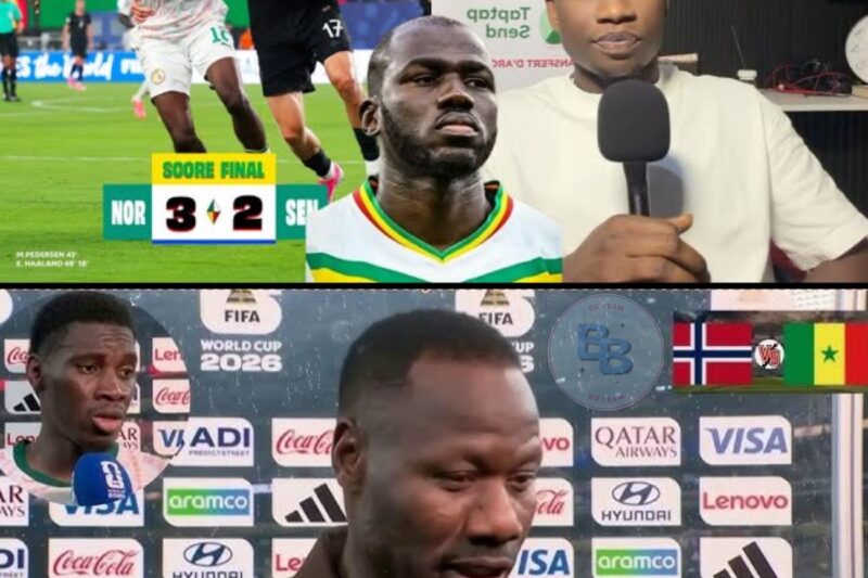 Sénégal 🇸🇳 2-3 Norvège 🇳🇴… koulibaly pourquoi niou Kay forcer … Ibrahima Mbaye