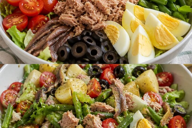 La salade niçoise qui fait fureur sur internet : délicieuse et rassasiante, parfaite pour le déjeuner et pour perdre quelques kilos !