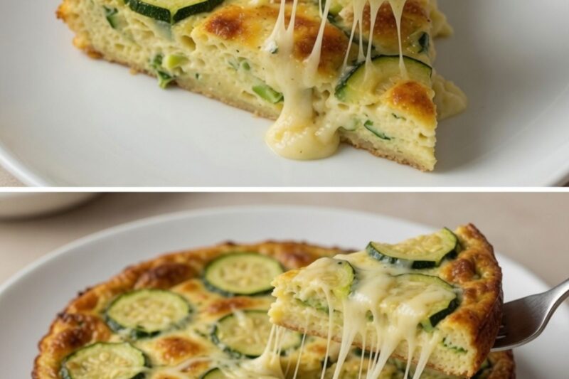 La frittata aux courgettes qui ne s’effrite jamais, cuite au four, est moelleuse et super filandreuse : elle sauve votre dîner avec un minimum d’effort !