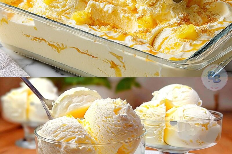 Mélangez simplement de l’ananas et de l’orange ! Vous obtiendrez la fameuse glace italienne qui fond dans la bouche !