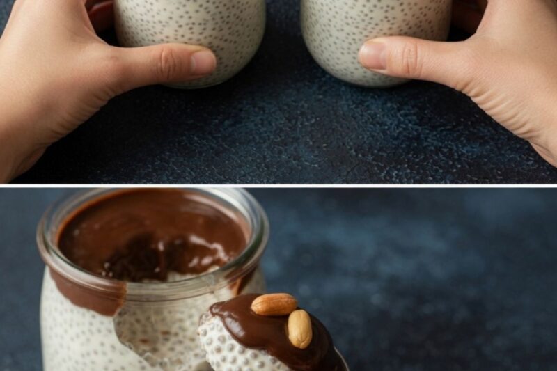 Ce dessert en bocal est parfait à préparer la veille pour le lendemain matin : je le mange au petit-déjeuner et il me cale jusqu’à midi !
