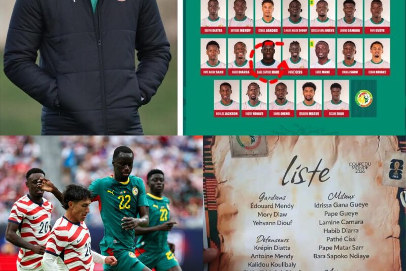 Voilà la liste officielle de 26 joueurs convoqués par Pape Thiaw..Bara Sapoko Ndiaye reste..