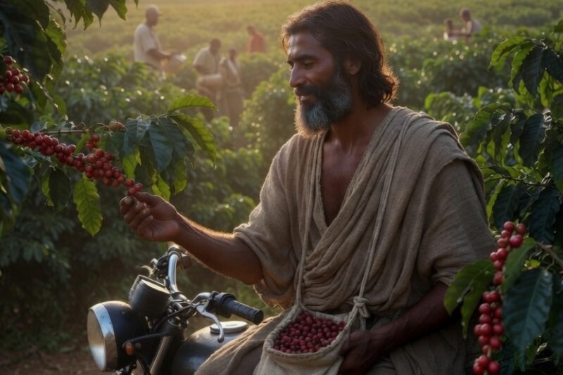 GESÙ NELLA PIANTAGIONE: COLTIVARE E RACCOGLIERE IL CAFFÈ MIGLIORE DEL MONDO
